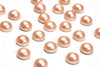 Freshwater Peach Pearl Cabochon Gemstone Loose Round Jewelry Making Wholesale