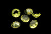 Yellow Lemon Quartz Gemstone Diamond Cut Faceted Round Loose DIY Jewelry Supply