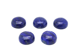 Natural Lapis Lazuli Loose Round Smooth Cabochon Gemstone DIY Jewelry Wholesale