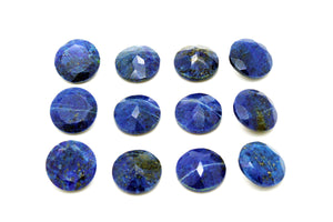Round Lapis Lazuli Gemstone Semiprecious Natural Loose AA Wholesale DIY Jewelry