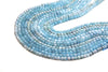 Round Natural Aquamarine Beads Smooth 6mm Loose Gemstone DIY Jewelry Supplies