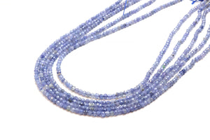 3mm Natural Tanzanite Round Beads Faceted Loose Gemstone 16" Strand DIY Supply