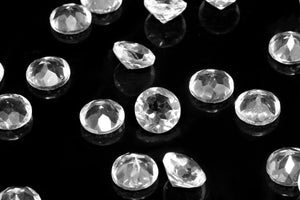 Diamond Cut Small Round Calibrated Faceted Natural Bulk Crystal Quartz Gemstone