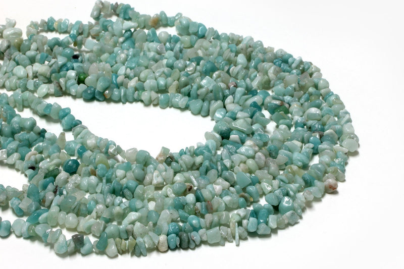 Semi Precious Amazonite Chip Gemstone Beads 32