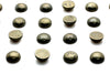 Natural 16mm Round Pyrite Gemstone Smooth Loose Cabochon DIY Jewelry Wholesale