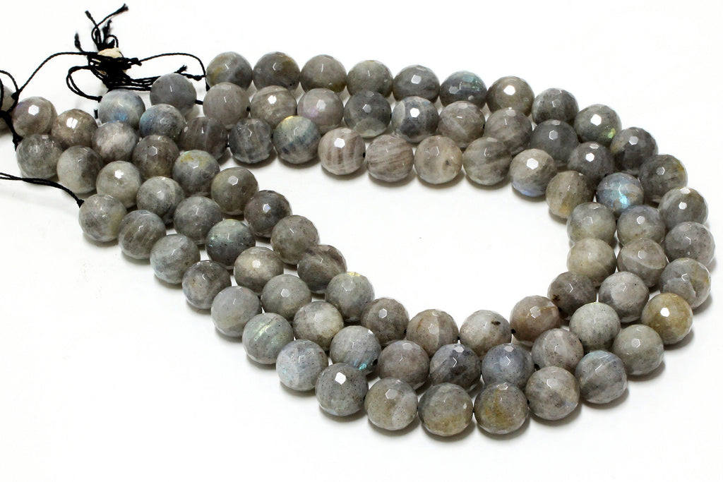 Wholesale 8mm Round Natural Labradorite Loose Gemstone Beads DIY Jewelry Beading