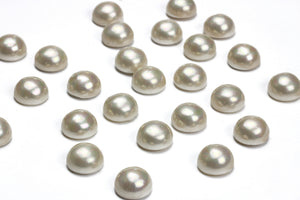 Freshwater Peach Pearl Cabochon Gemstone Loose Round Jewelry Making Wholesale