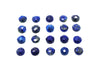 Round Natural Lapis Lazuli Faceted Bulk Cabochon Blue Stone Wholesale Gemstone