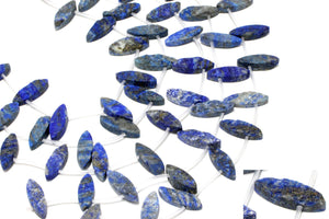 Natural Lapis Lazuli Beads Top Drilled Horse Eyes Rough Loose Gemstone Bulk Sale