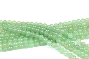 Aventurine Green AA Natural Gemstone Loose Round Stone Beads Bulk Jewelry Making