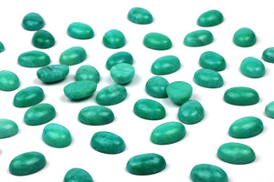Natural Smooth Amazonite Cabochon Loose Oval Gemstone Jewelry Supplies Wholesale