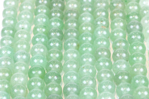 Green Aventurine Necklace Beads Jade Pendant Beaded Natural Handmade Gemstone