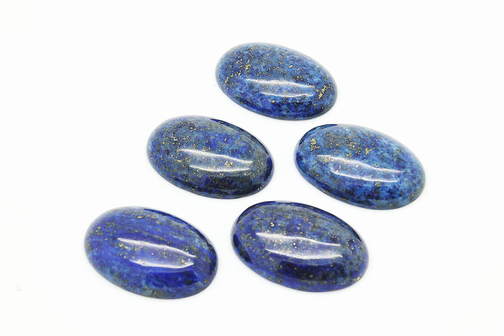 30x40mm Oval Lapis Lazuli Gemstone Natural Smooth Loose Cabochon Jewelry Making