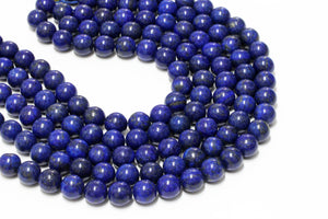 Rare 12mm Natural Lapis Lazuli Blue Loose Gemstone Beads DIY Jewelry Bulk Sale
