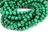 Smooth Malachite AA Natural Beads Gemstone Round Green Loose Jewelry Making 6mm