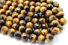 Natural 4mm Tiger Eye Beads Faceted Loose Spacer Gemstone Jewelry Beading Supply