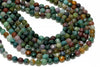 Natural Fancy Jasper Beads 8mm Loose Faceted Round Gemstone DIY Jewelry Supply