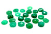 Natural 6mm Round AA Green Onyx Gemstone Faceted Cabochon Crystal Jewelry Making