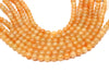 Natural Orange Aventurine Beads Loose Round Smooth Gemstone Jewelry Making Gem