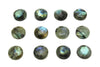 10mm Round Natural AA Labradorite Faceted Cabochon Gemstone Loose Bulk Gem Sale