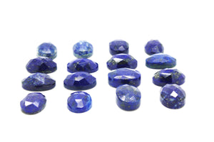 Oval Lapis Lazuli Natural Faceted Cabochon Gemstone Bulk Sale Healing Blue Stone