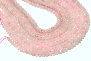 Natural Rose Quartz Beads Healing Pink Love Stone Loose Round Gemstone Jewelry