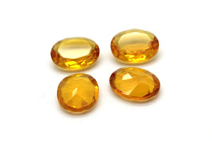 Natural Citrine Oval Faceted Cut Loose Yellow Gemstone Wholesale Jewelry Making