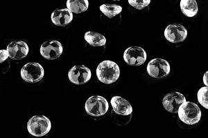 Diamond Cut Small Round Calibrated Faceted Natural Bulk Crystal Quartz Gemstone