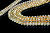 Citrine Beads Round Smooth Yellow Gemstone November Birthstone Jewelry Wholesale