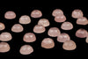 Rose Quartz Faceted Cabochon 6mm Round Loose Natural Gemstone Jewelry DIY Supply
