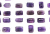 Custom Amethyst Rectangle Cut Gemstone Bulk Gems Purple Wholesale Faceted Stone