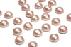 Pearl Cabochon Loose Gemstone Natural Flat Back Fresh Water White Round Smooth