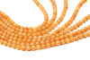 Orange Aventurine Round Beads Smooth Natural Loose Gemstone DIY Jewelry Material