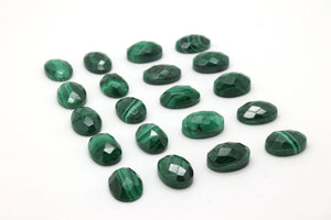 Malachite Cabochon Natural Gemstone Oval Green Round Gem Loose Wholesale Stone