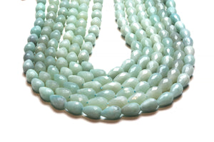 Amazonite Teardrops Beads Loose Faceted Gemstone DIY Jewelry Supply Wholesale
