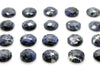 Natural Blue Sodalite Gemstone Round Faceted Cabochon Gem 4mm 6mm 8mm 10mm 16mm