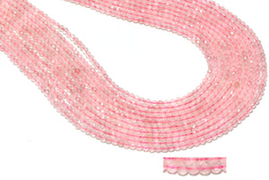 Rose Quartz Natural Round Gemstone Beads Love Crystal Bulk Stone Jewelry Making