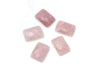 Rose Quartz Cabochon Natural Gemstone Loose Rectangle AA Crystal Jewelry Making