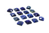 Natural Lapis Lazuli Square Blue Faceted Cabochon Gemstone Healing Stone Crystal