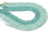 Blue Round Amazonite Gemstone Loose Faceted Strand Beads 4mm 6mm 8mm 10mm 12mm