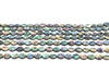 Natural Abalone Shell Coin Shape Smooth Flat Gemstone Beads Multicolor Wholesale