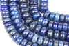 Lapis Lazuli Rondelle Beads Smooth Loose Natural Gemstone September Birthstone