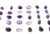 Small Oval Amethyst Natural Purple Cut Gemstone Loose Faceted Stone Bulk DIY Gem