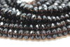 Natural Smoky Quartz Rondelle Gemstone Loose Spacer Beads Wholesale DIY Jewelry