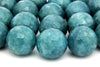 Natural Aqua Quartz Beads Loose 6mm Round Faceted Gemstone Jewelry Making Supply