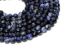 Sodalite Beads Natural Loose Blue Round Faceted Bulk Gemstone 4mm Jewelry Making