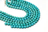 Round 4mm Turquoise Magnesite Beads Faceted Loose Gemstone Bulk Jewelry Supplies