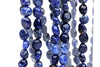 Sodalite Nugget Beads Natural Blue Smooth Round Gemstone Jewelry Making Supply