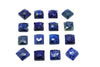 Natural Lapis Lazuli Gemstone Faceted Cabochon Cut AA Loose Square Gem Wholesale