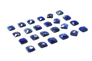 Lapis Lazuli Cushion Cut Natural AA Gemstone Cabochon Loose Blue Square Crystal